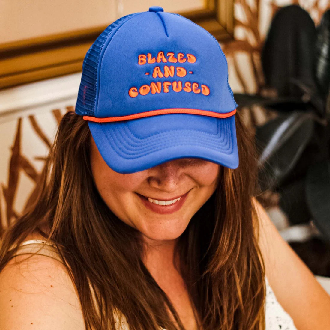 Blazed and Confused Trucker Hat Cap
