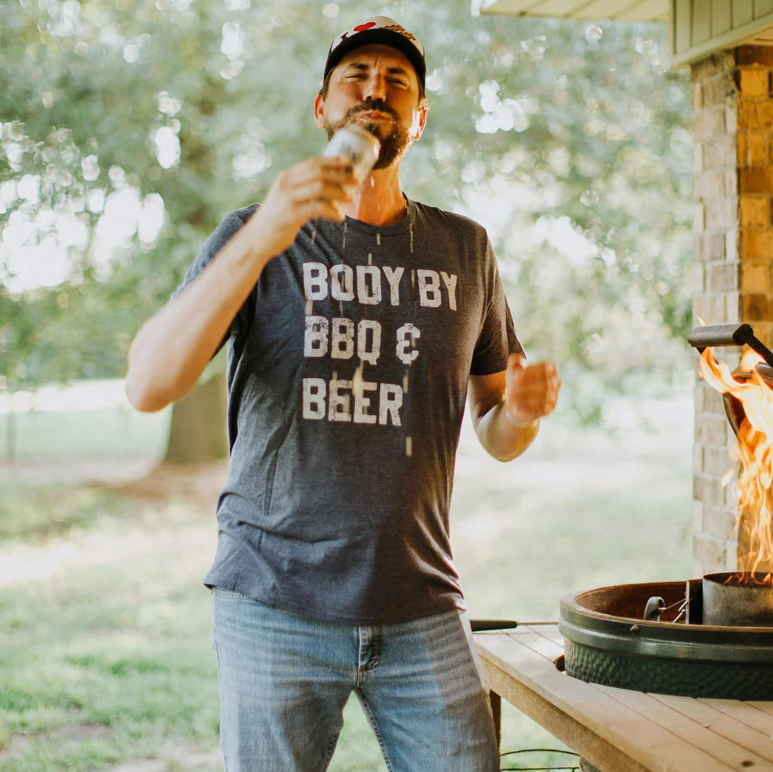 Body by BBQ and Beer Tee Shirt