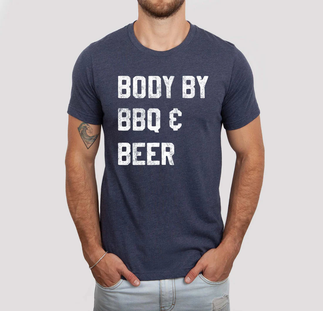 Body by BBQ and Beer Tee Shirt
