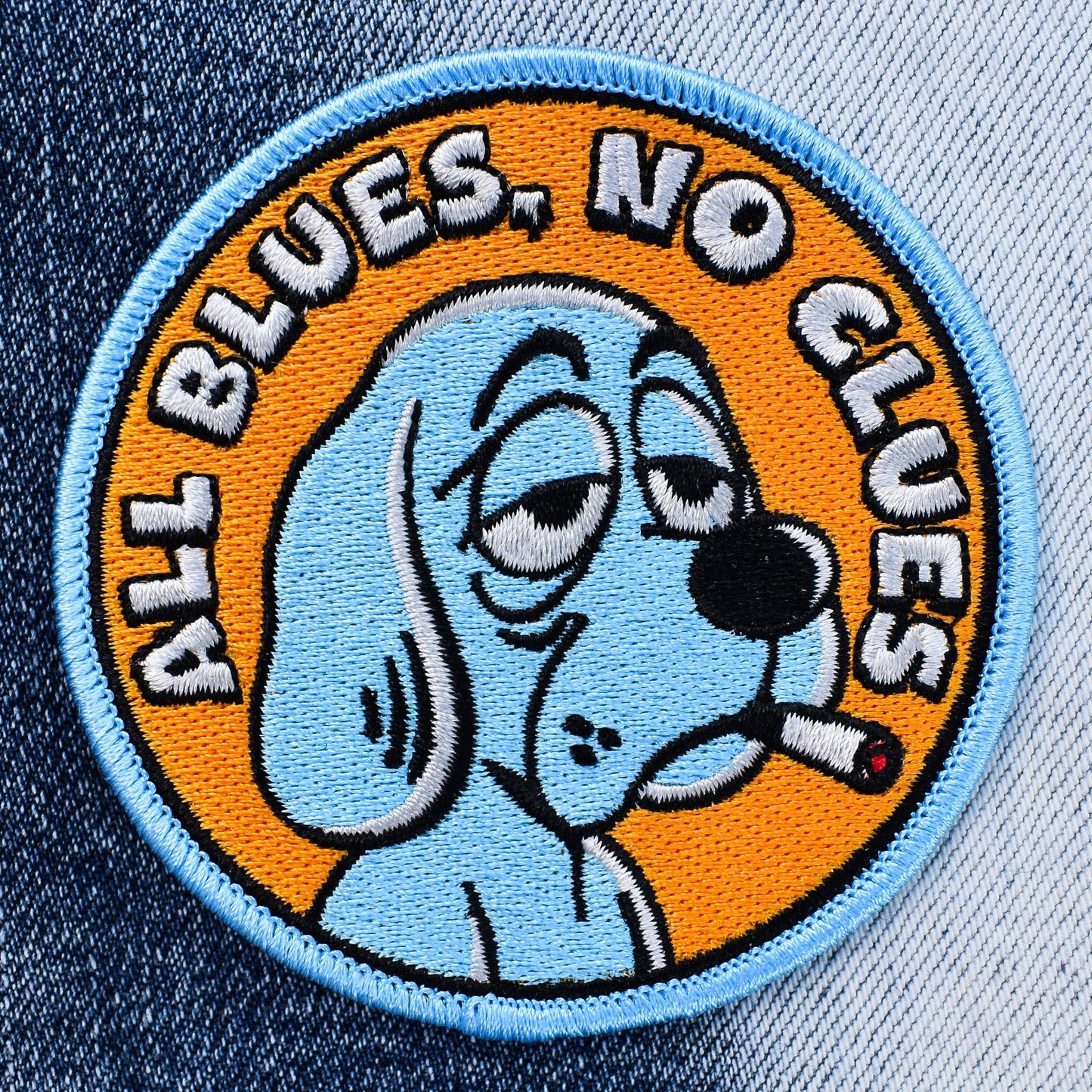 All Blues, No Clues (Iron-On Patch)