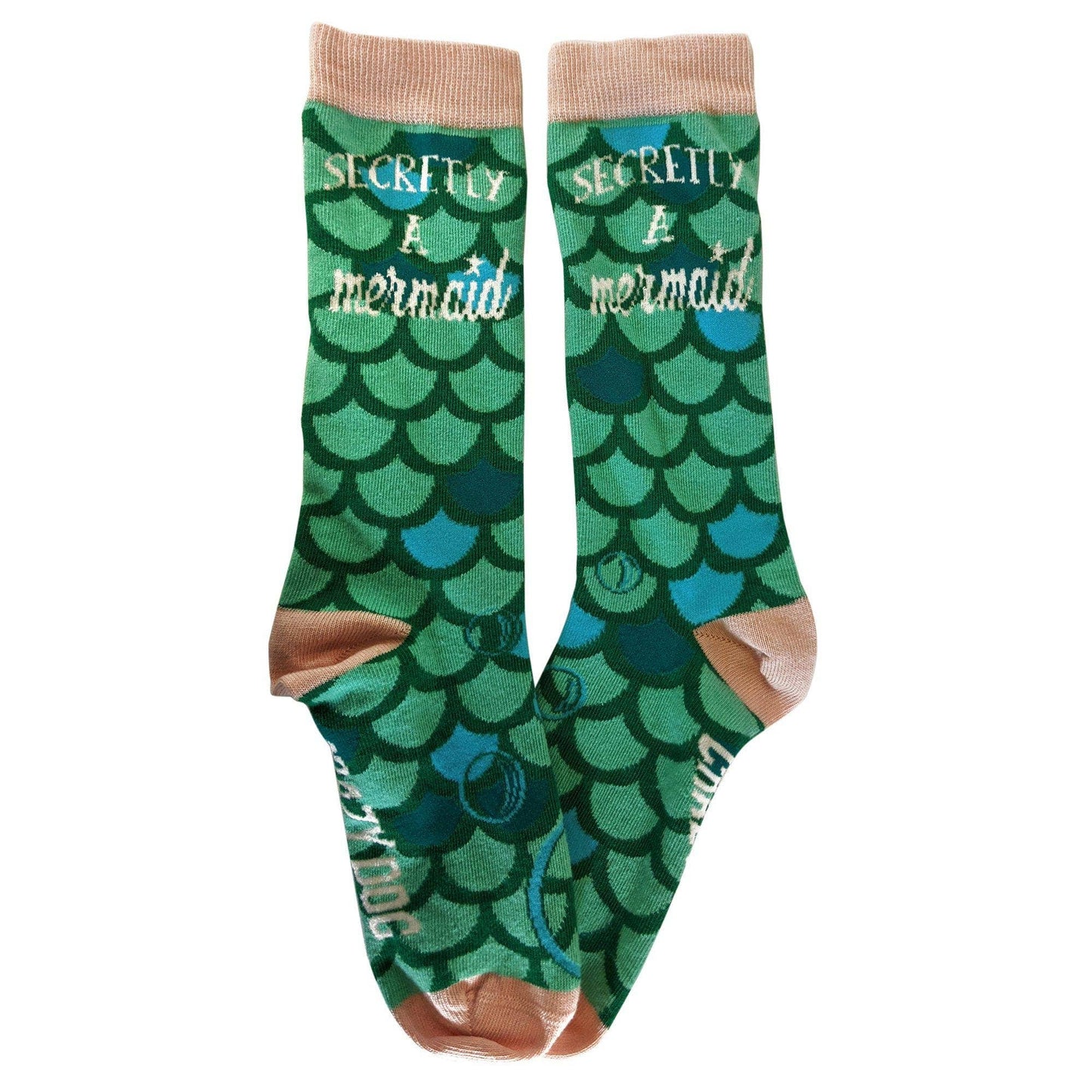 Womens Secretly A Mermaid Socks Cute Sock for Women Fun