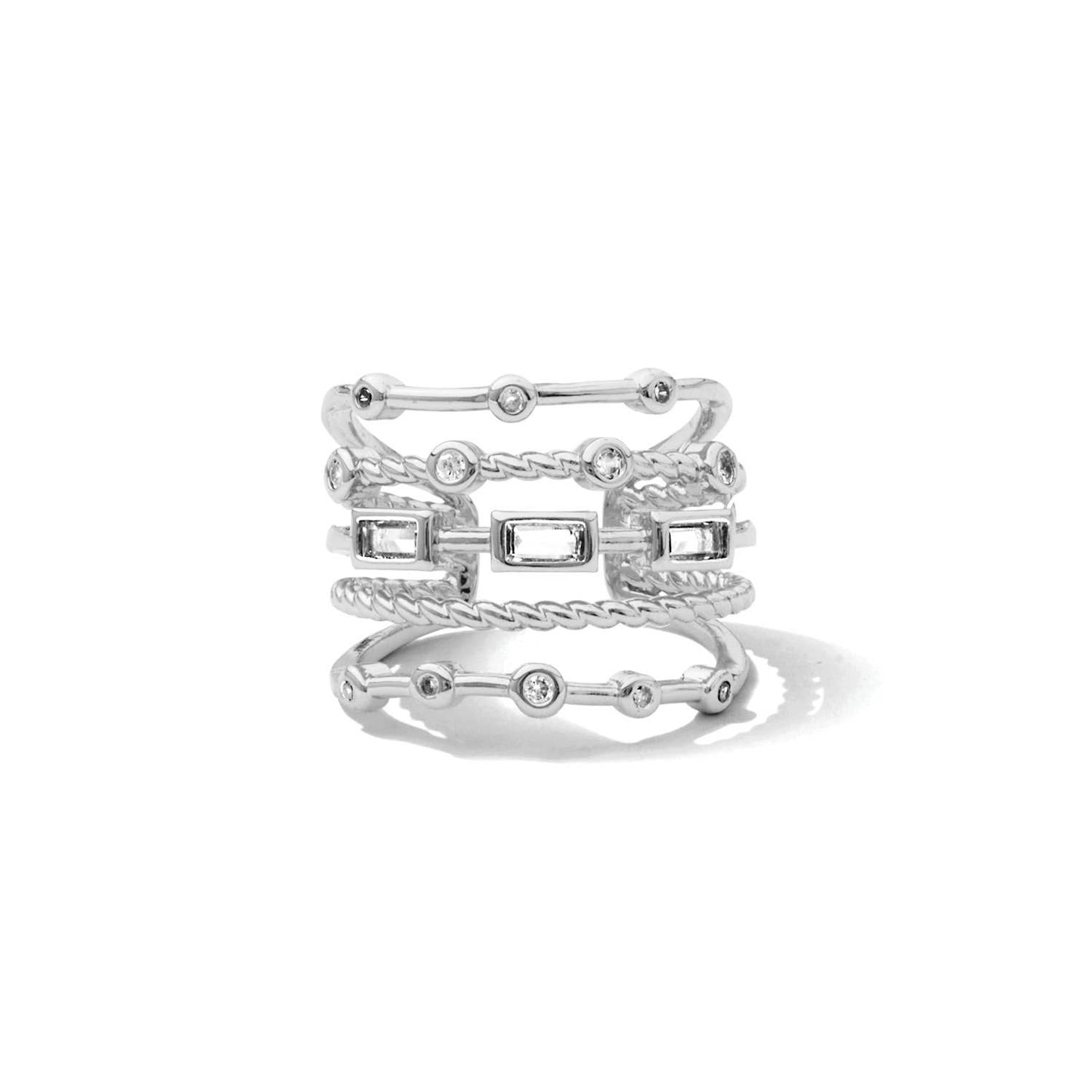 Layered Statement Ring