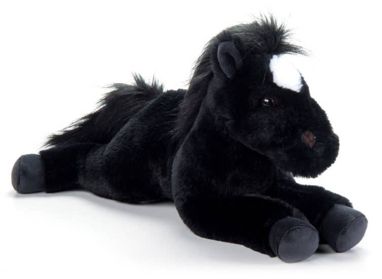 16" (39cm) Medium Floppy Horse Black