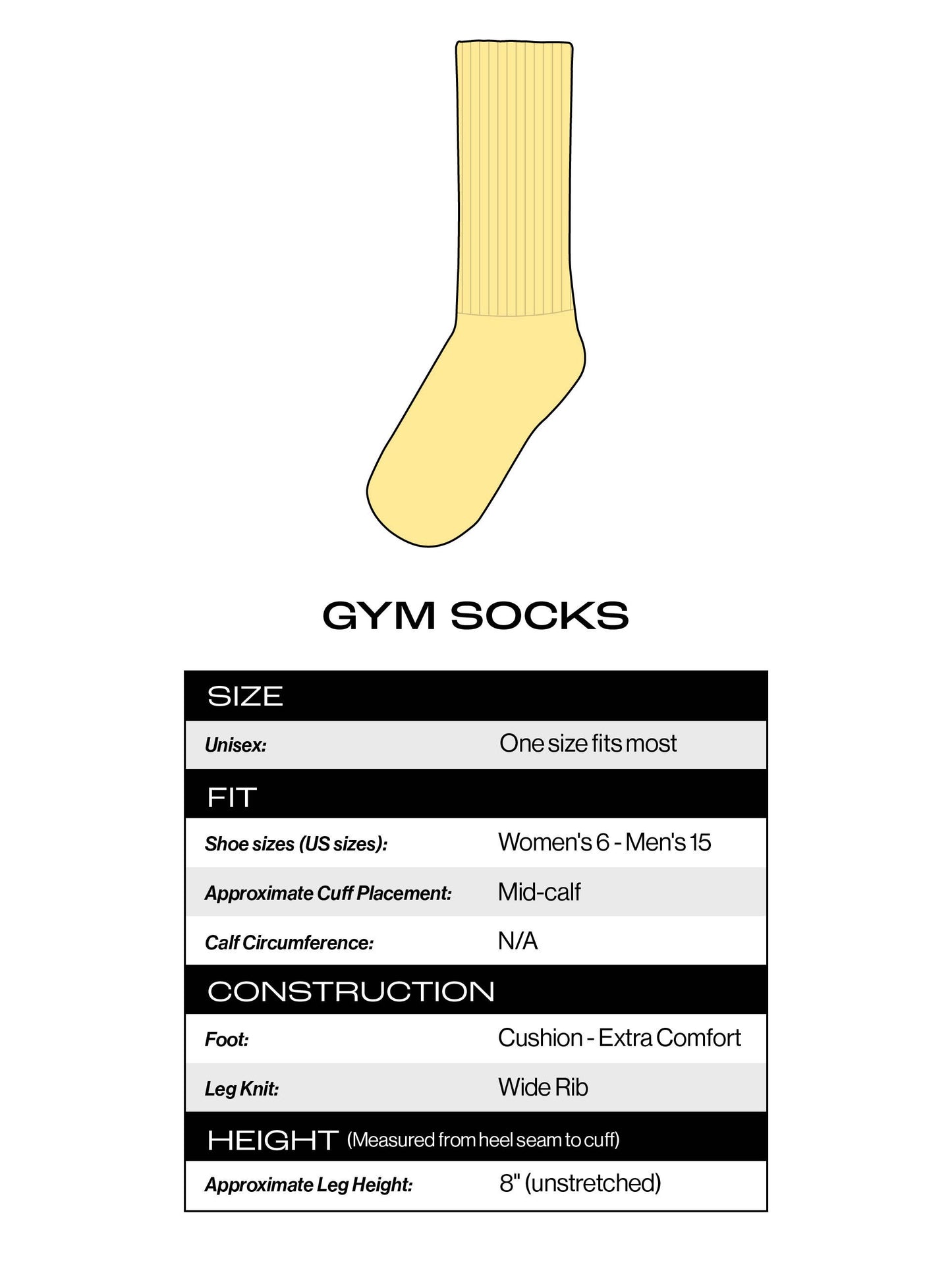 I Love Country Music Gym Crew Socks