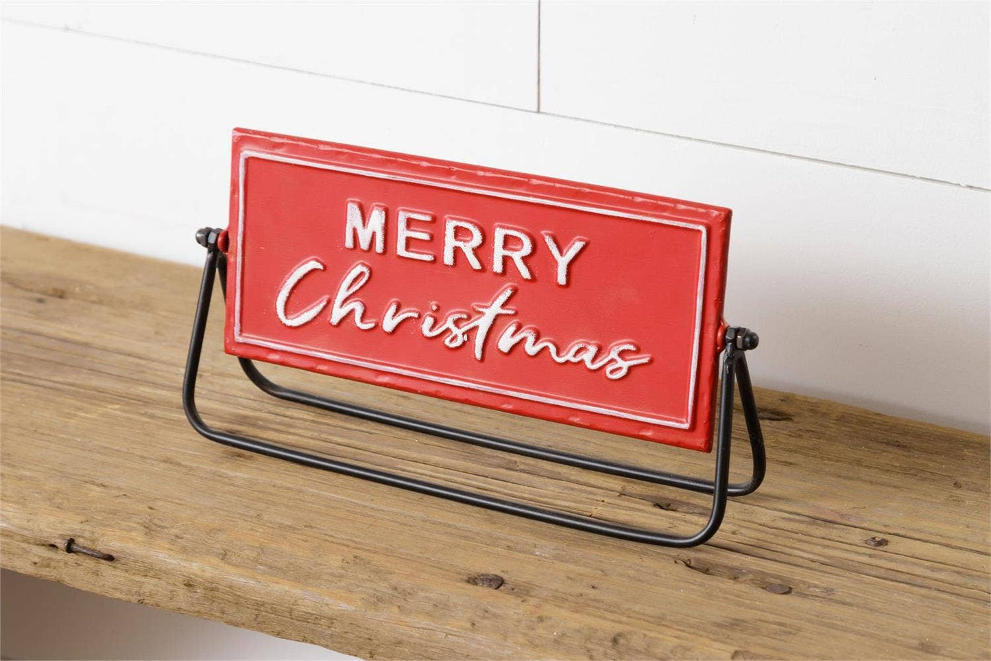 Holiday Two-Sided Metal Sign
