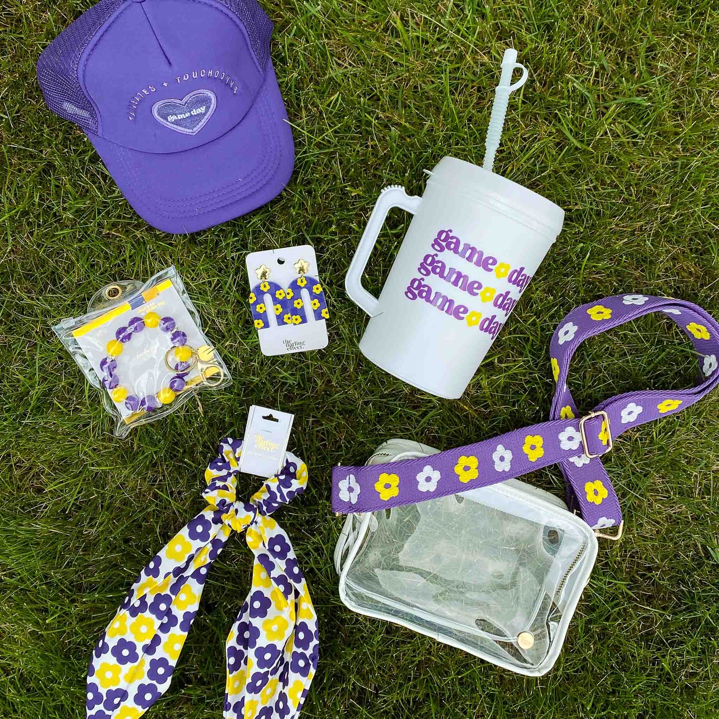 Game Day Trucker Hat - Purple