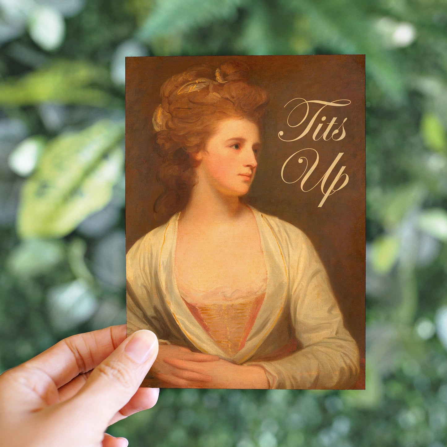 Tits Up - Greeting Card