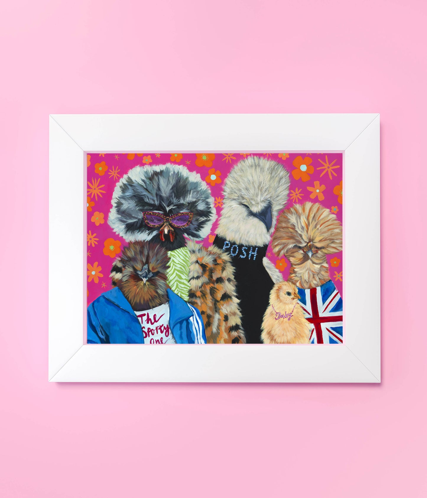 Funky and Stylish Chicken art, Spice chicks