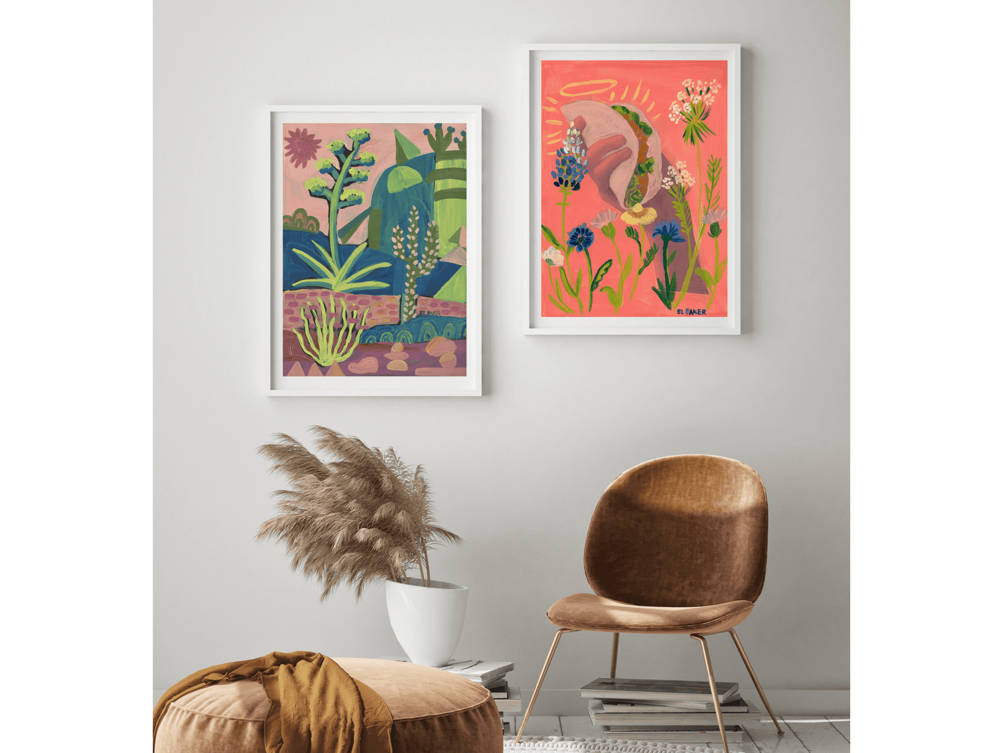 Texas Wildflowers Taco Print