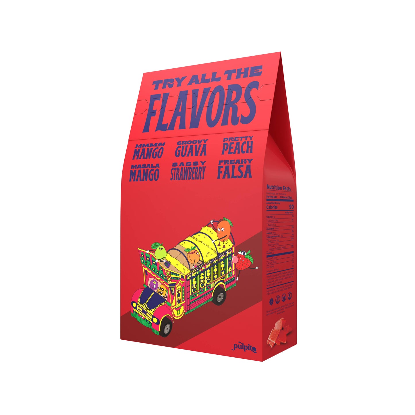 Sassy Strawberry - Natural Fruit Snacks - Dried Fruit Bites