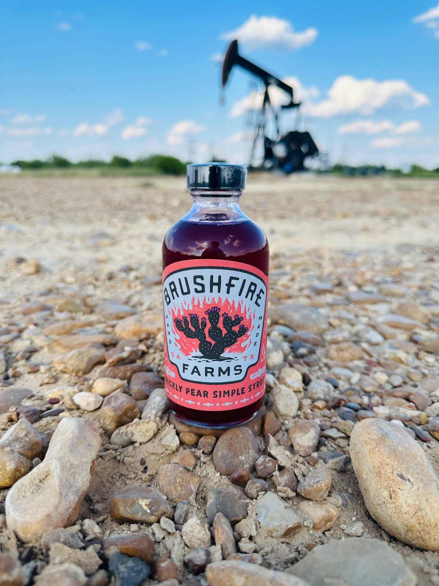 Prickly Pear Simple Syrup 8 oz