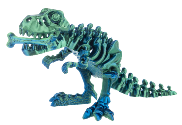 Shimmer Creatures - T Rex with Bone
