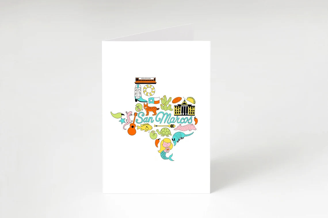 San Marcos Texas Card