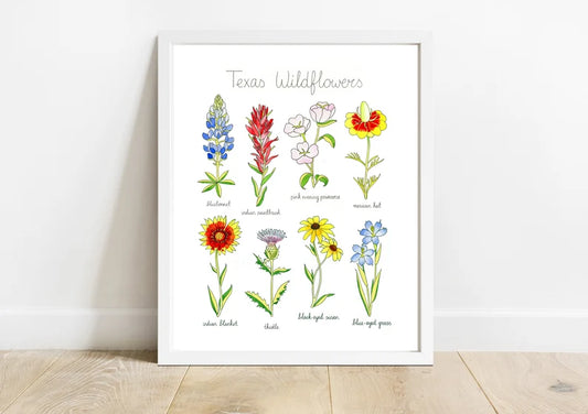 Texas Wildflowers Print