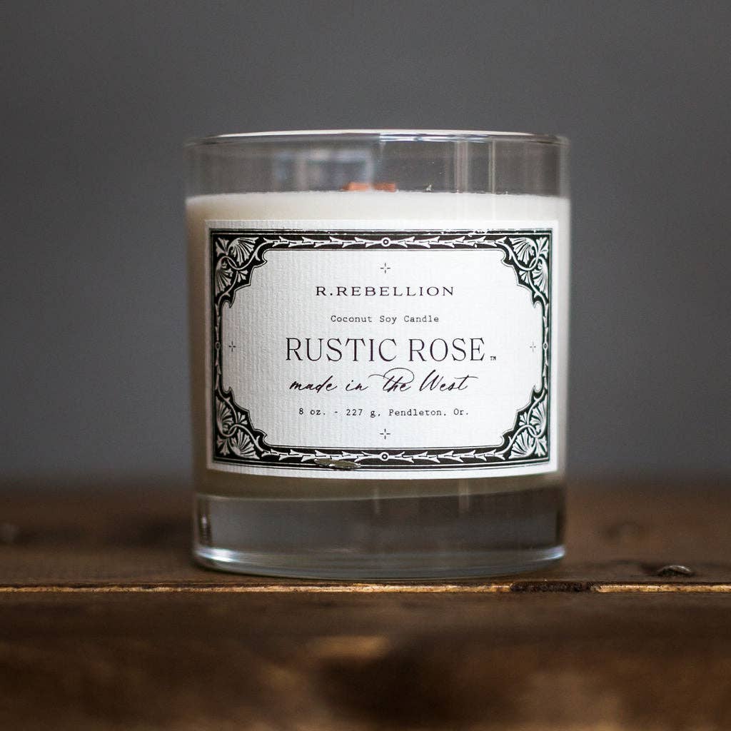 Rustic Rose Candle 8 oz.