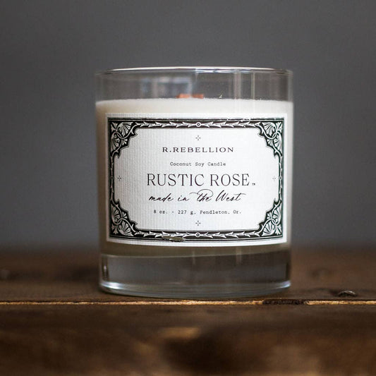 Rustic Rose Candle 8 oz.