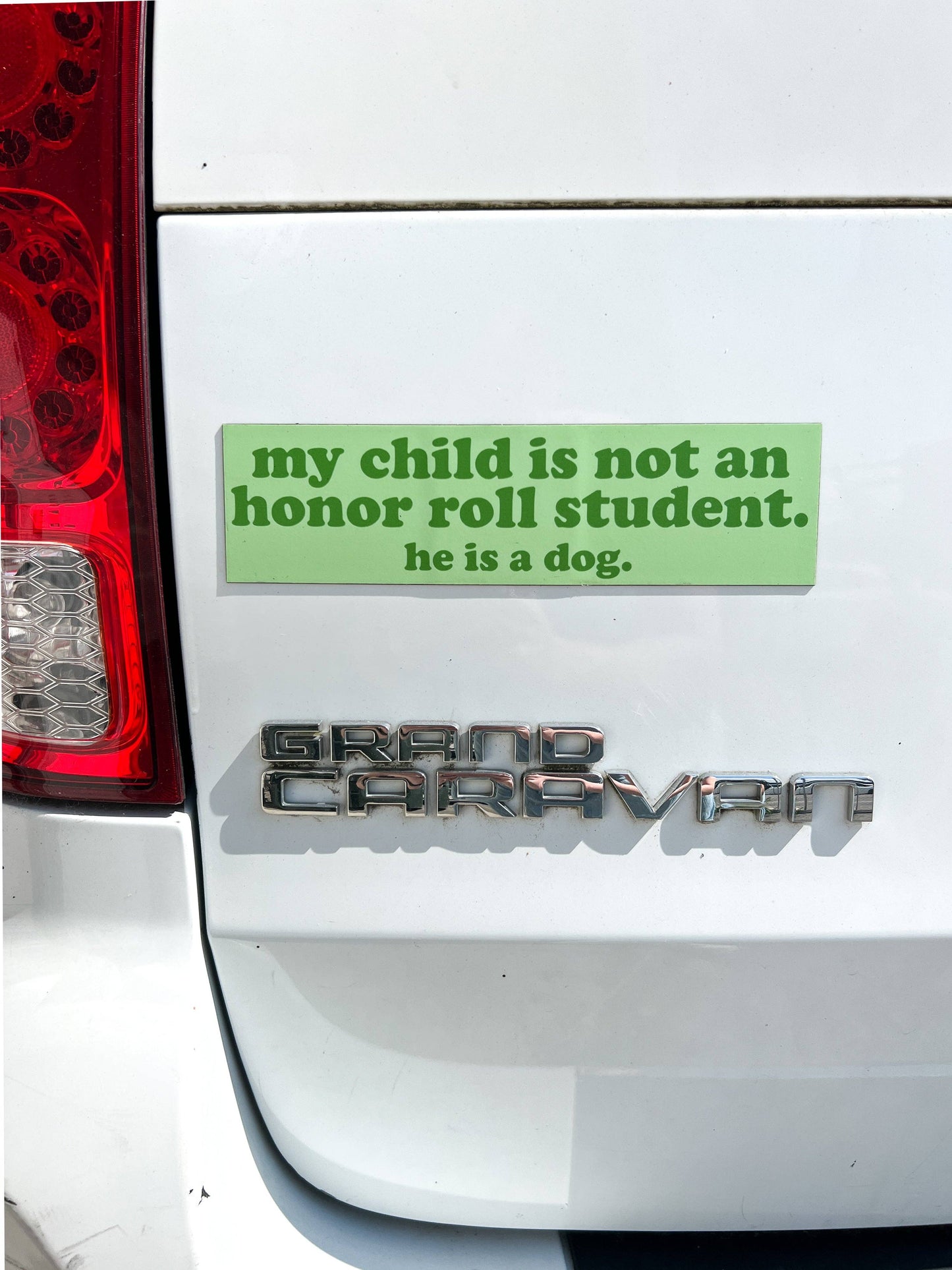 Honor Roll Car Magnet - Green