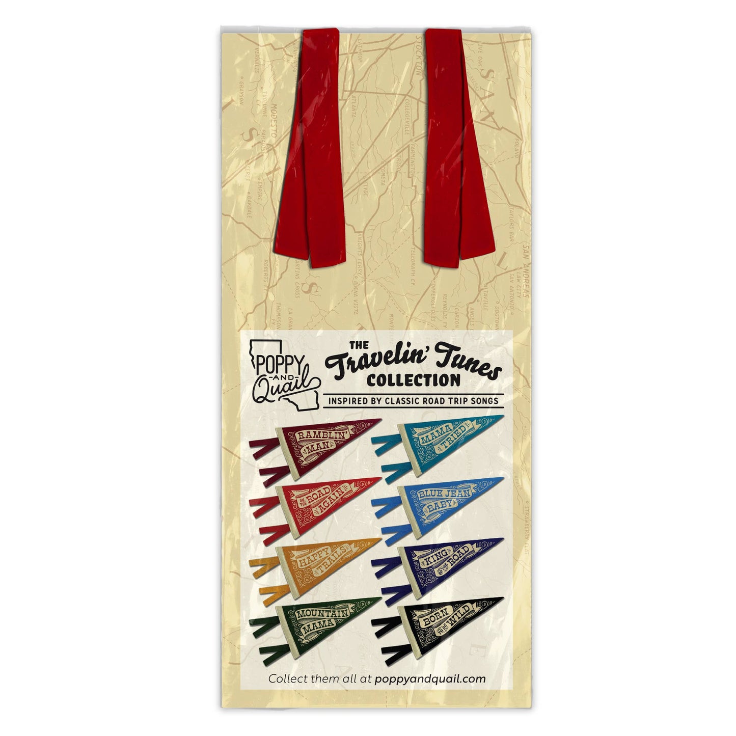 On the Road Again Mini Pennant