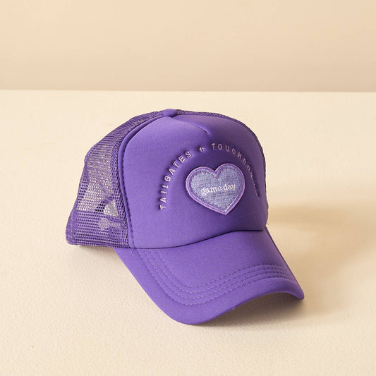 Game Day Trucker Hat - Purple