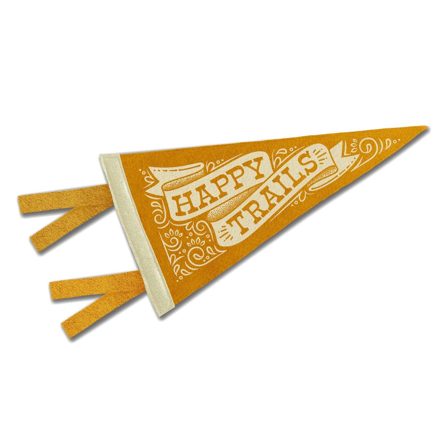 Happy Trails Mini Pennant