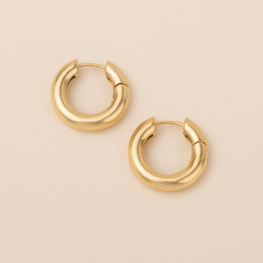 Refined Earring Collection - Stellar Hoop/Gold