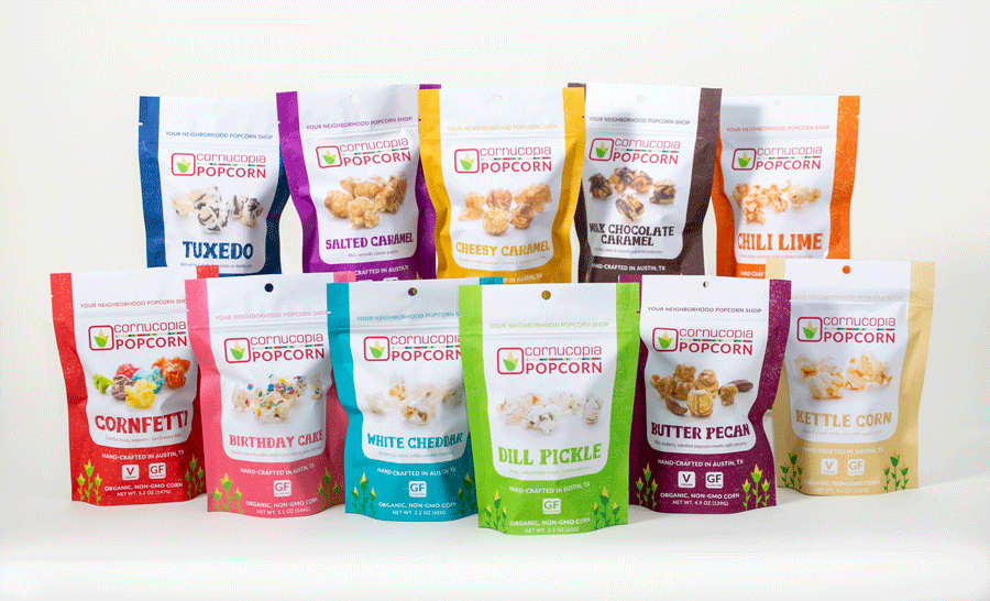 TX Butter Pecan Popcorn (V & GF) Signature Bag