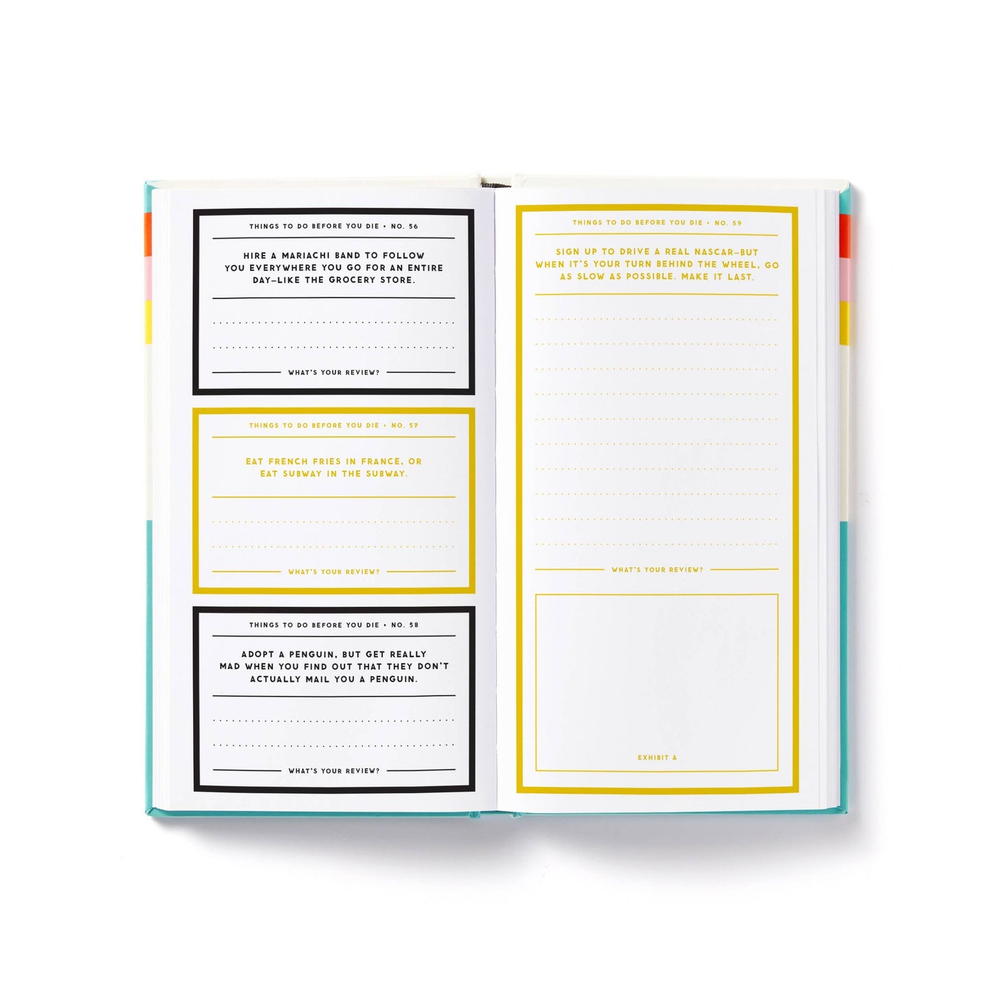 Brass Monkey A Million Things to Do Before You Die Prompted Journal