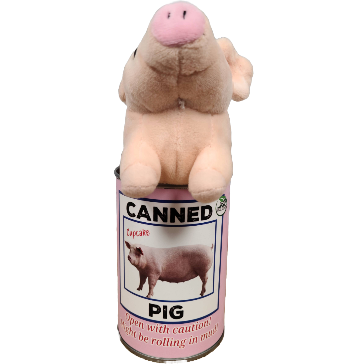 Canned Pig | Stuffed Farm Animal Plush w/Funny Jokes | Gift