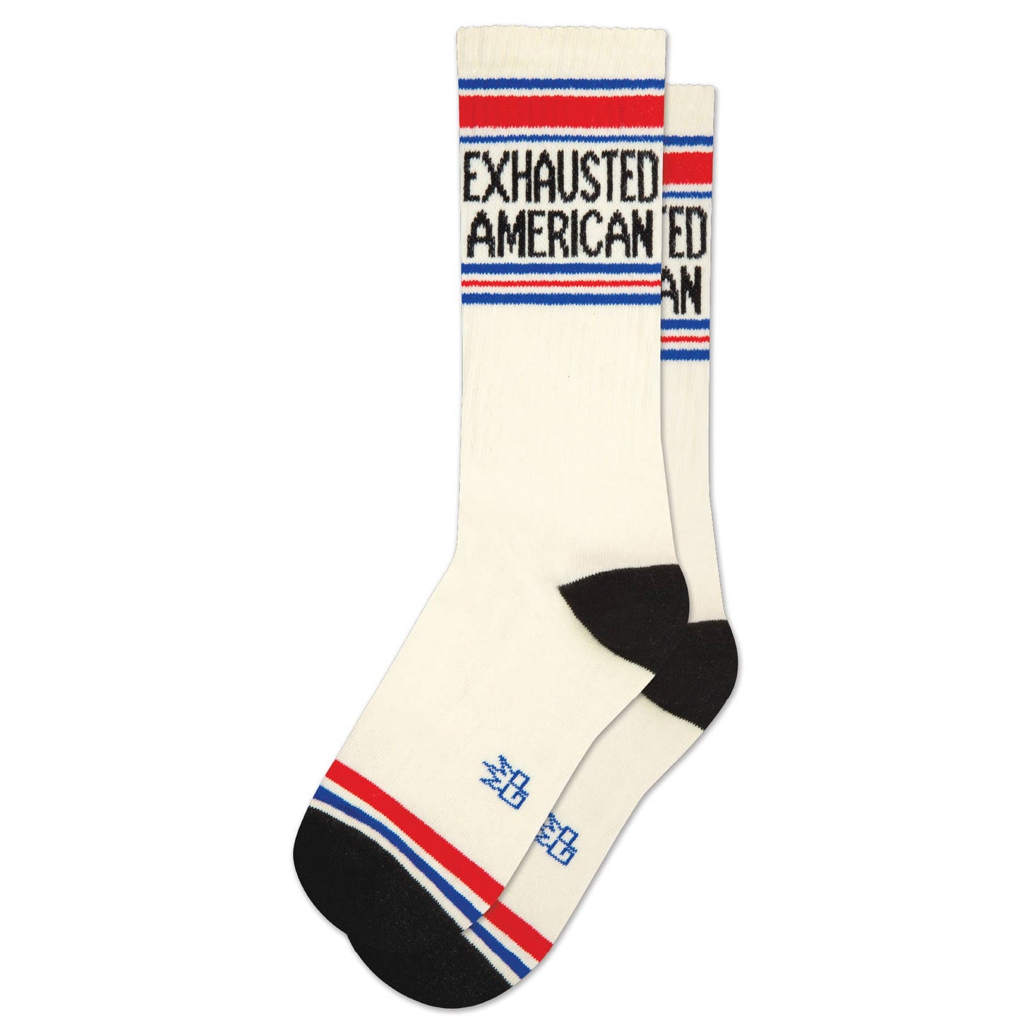 Exhausted American Gym Crew Socks