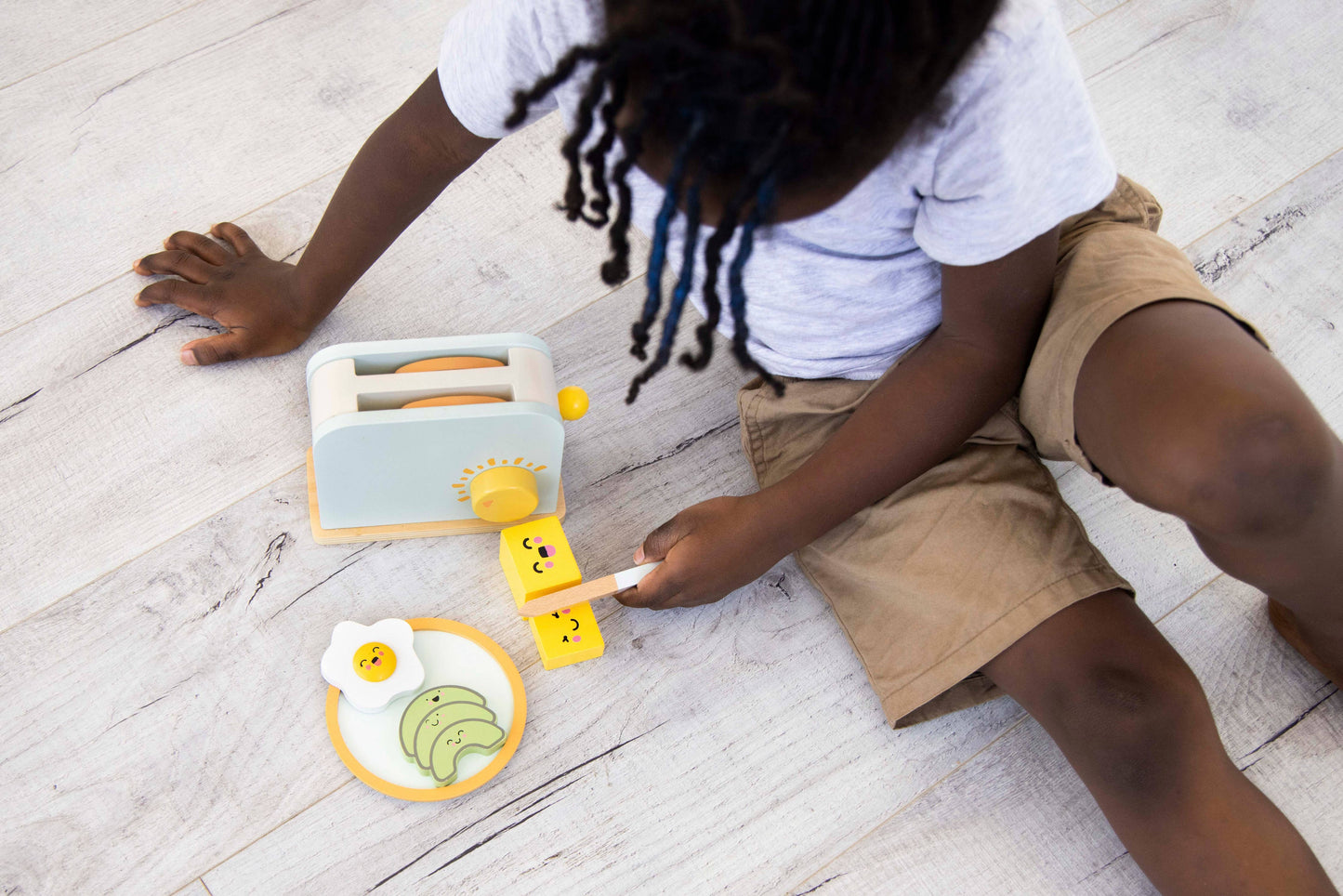 Brunch Time Wooden Toaster Set, Developmental Toy