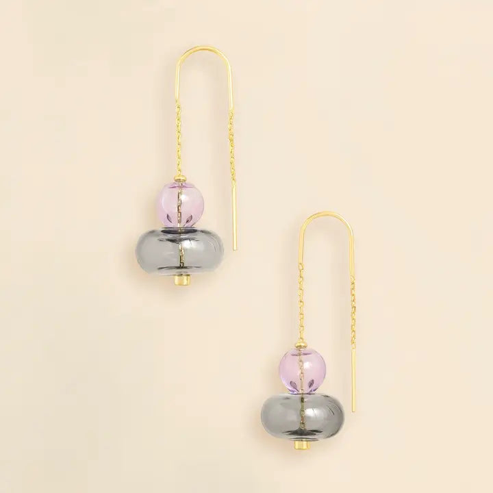 Refined Glass Earrings