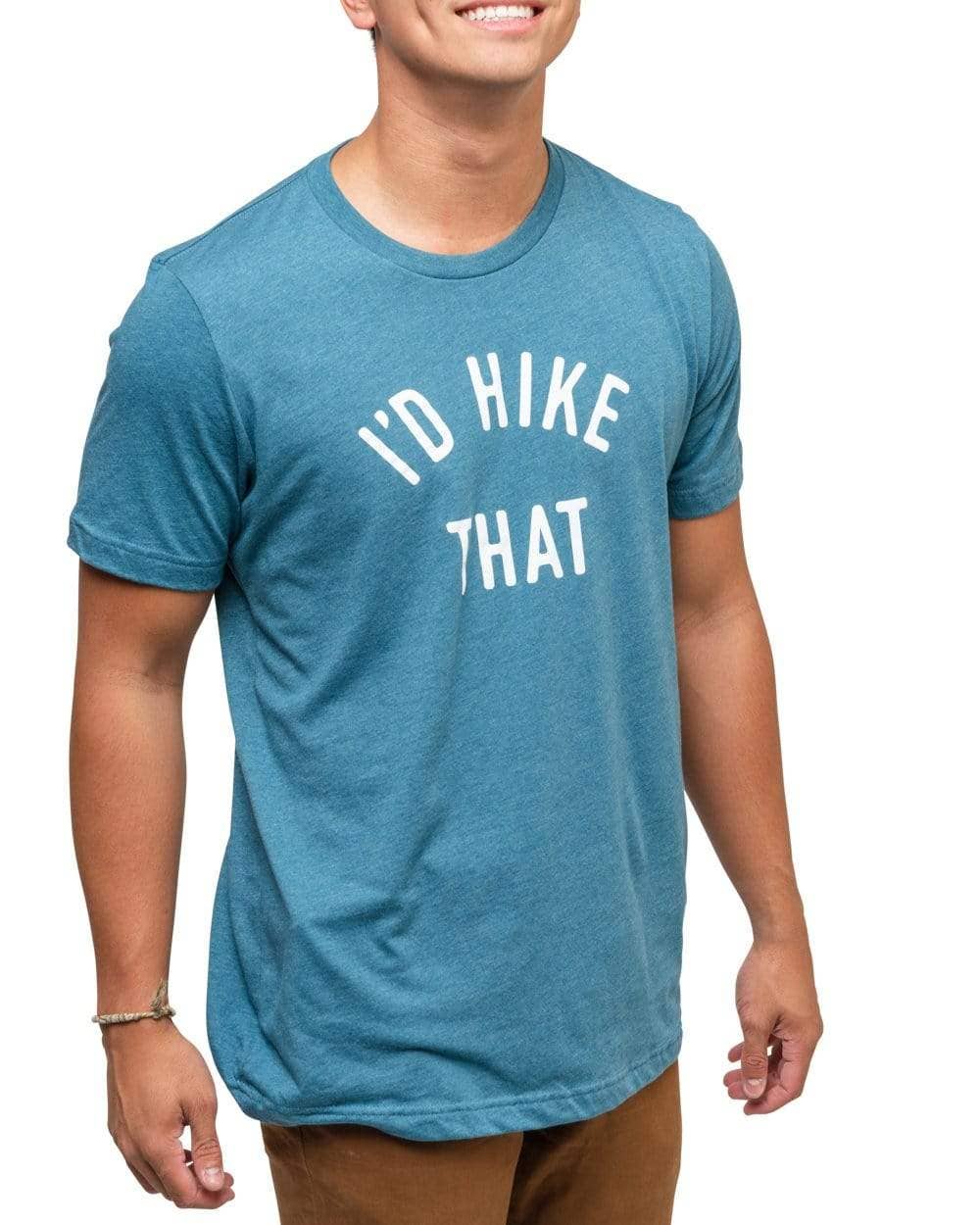 I'd Hike That Unisex Tee | Glacier Blue