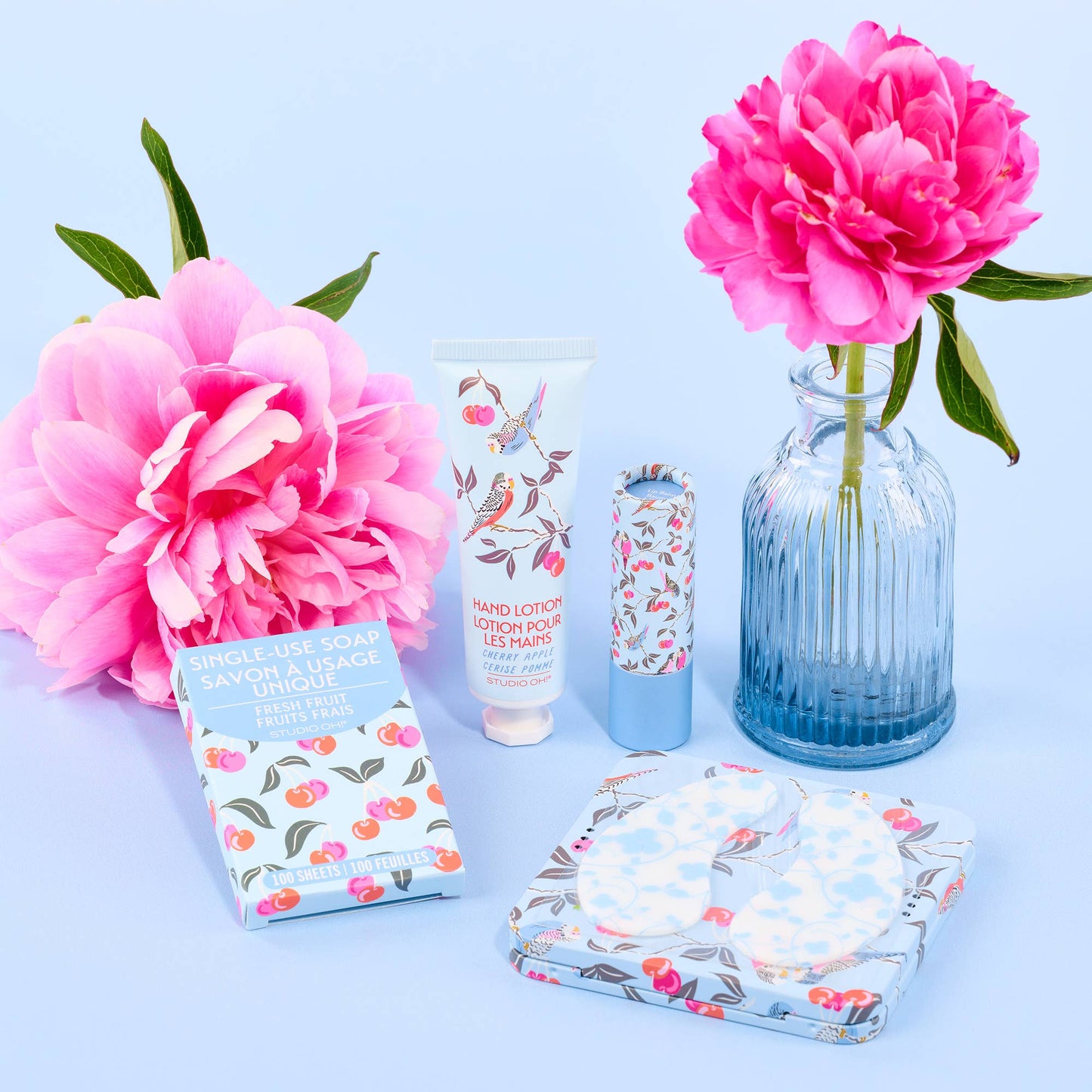 Birds in the Cherry Tree Single-Use Soap Sheets