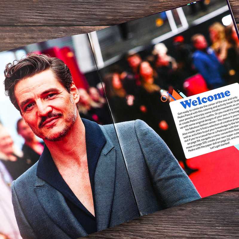 Pedro Pascal Coloring & Activity Book by Editors of Thunder Bay Press