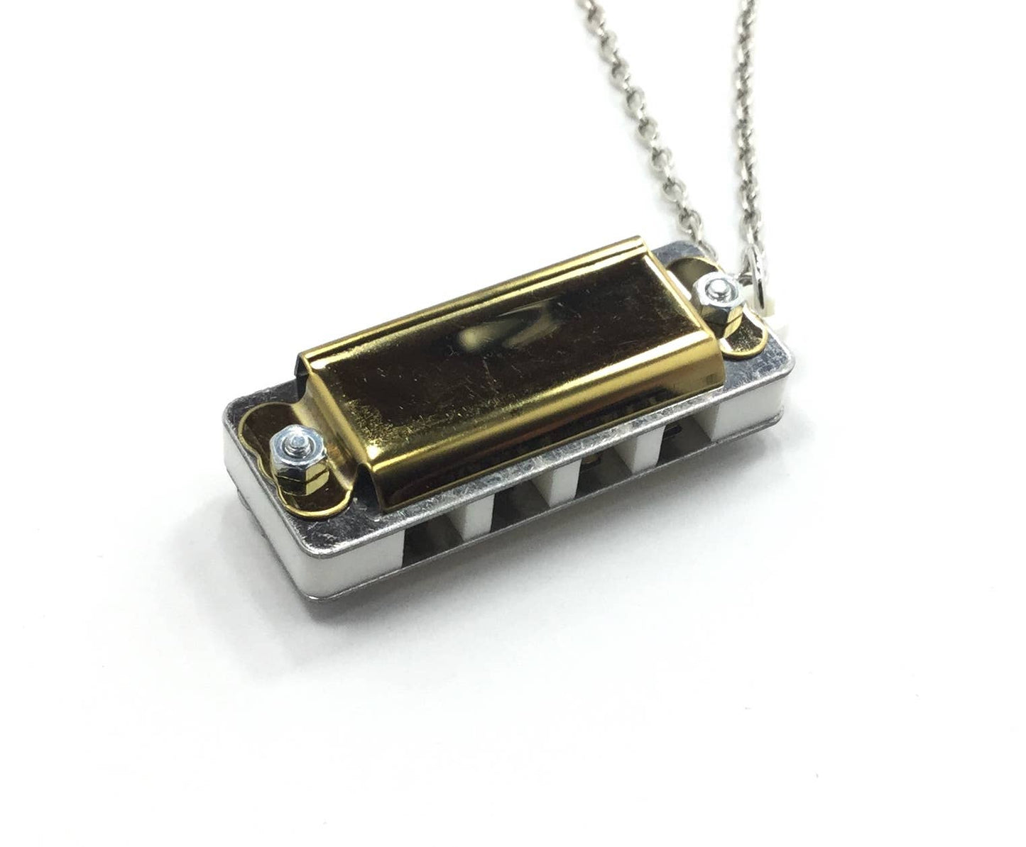 Harmonica Pendant Necklace