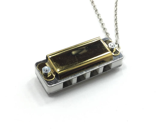 Harmonica Pendant Necklace