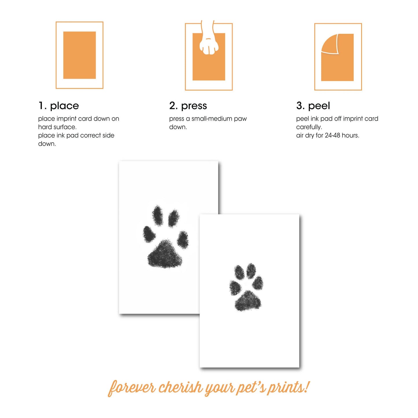 Pet Pawprint Clean-Touch Ink Pad, Black