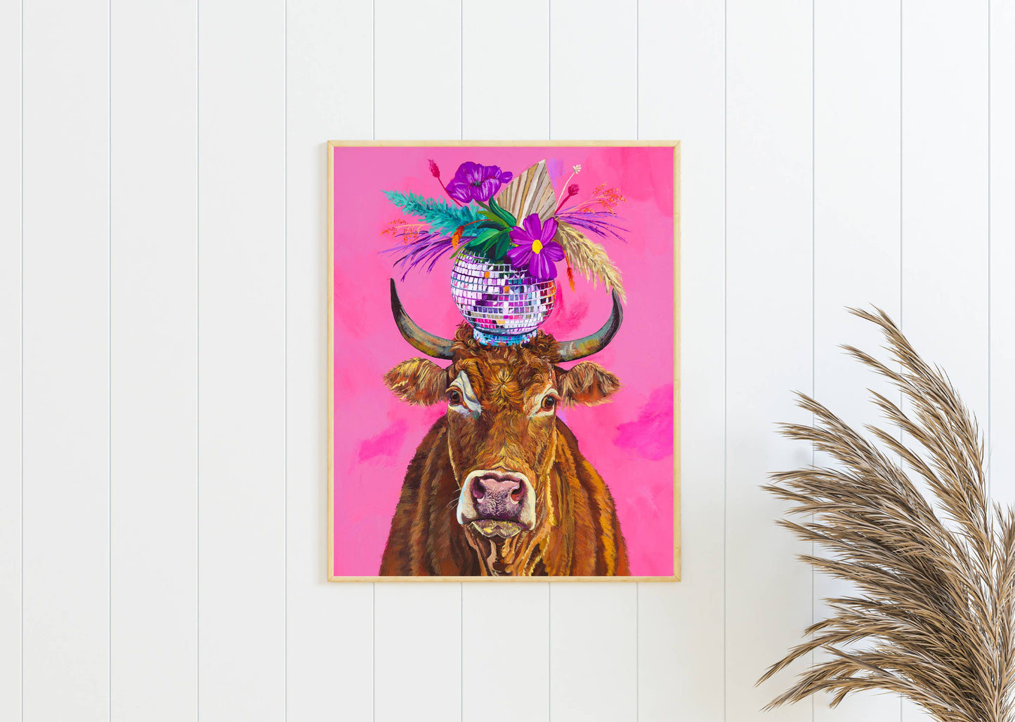 Disco Bull Fine Art Print
