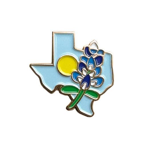 Texas Bluebonnet Pin