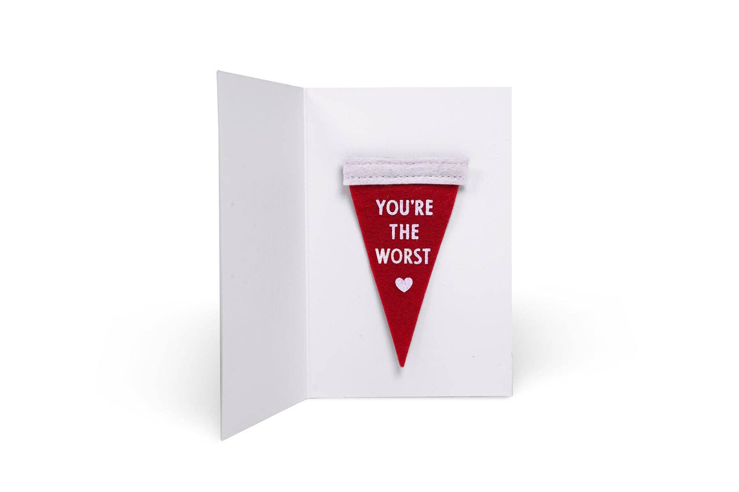 You're The Worst Greeting Card & Matching Mini Pennant