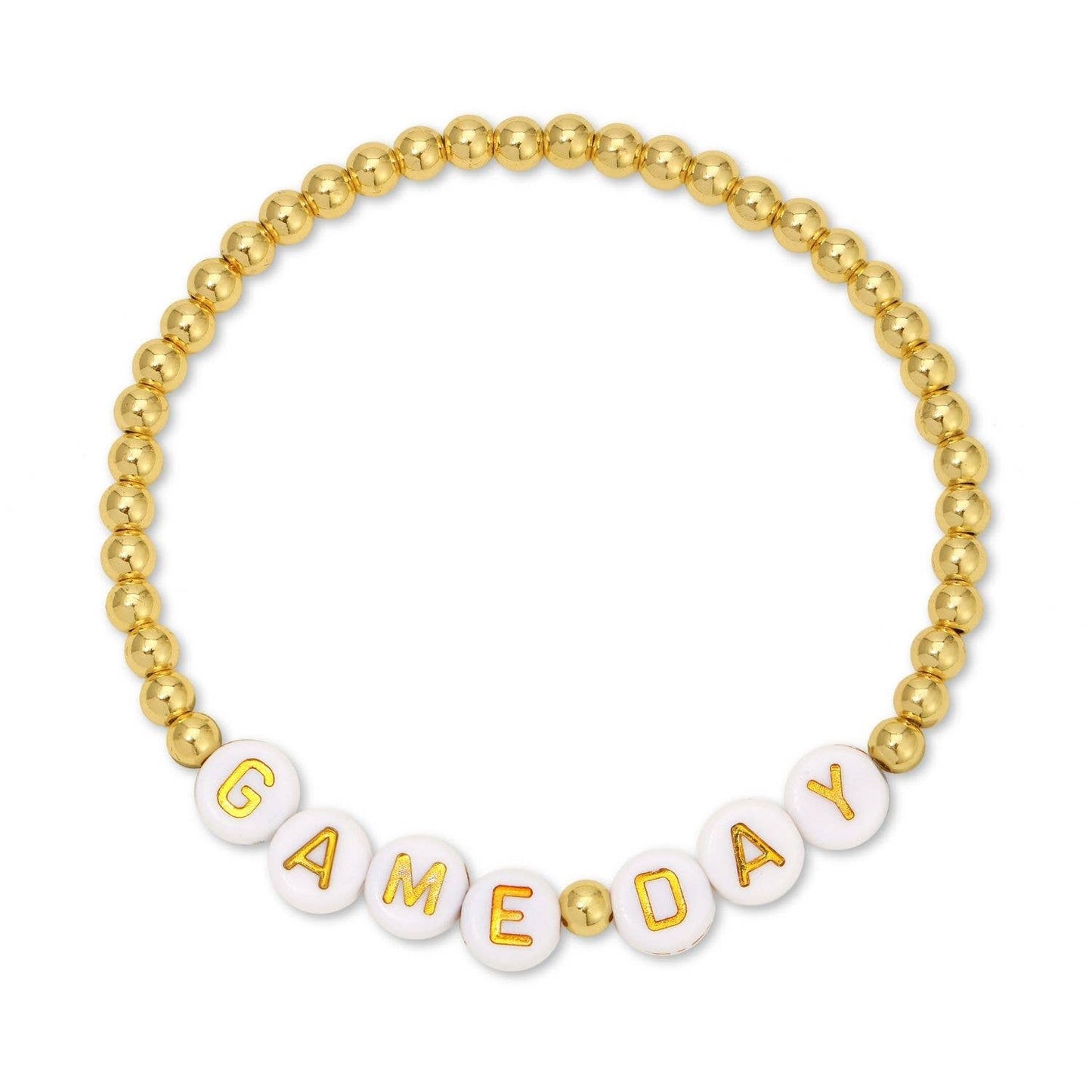 Game Day Beaded Bracelet