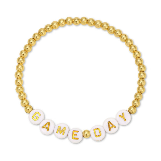 Game Day Beaded Bracelet