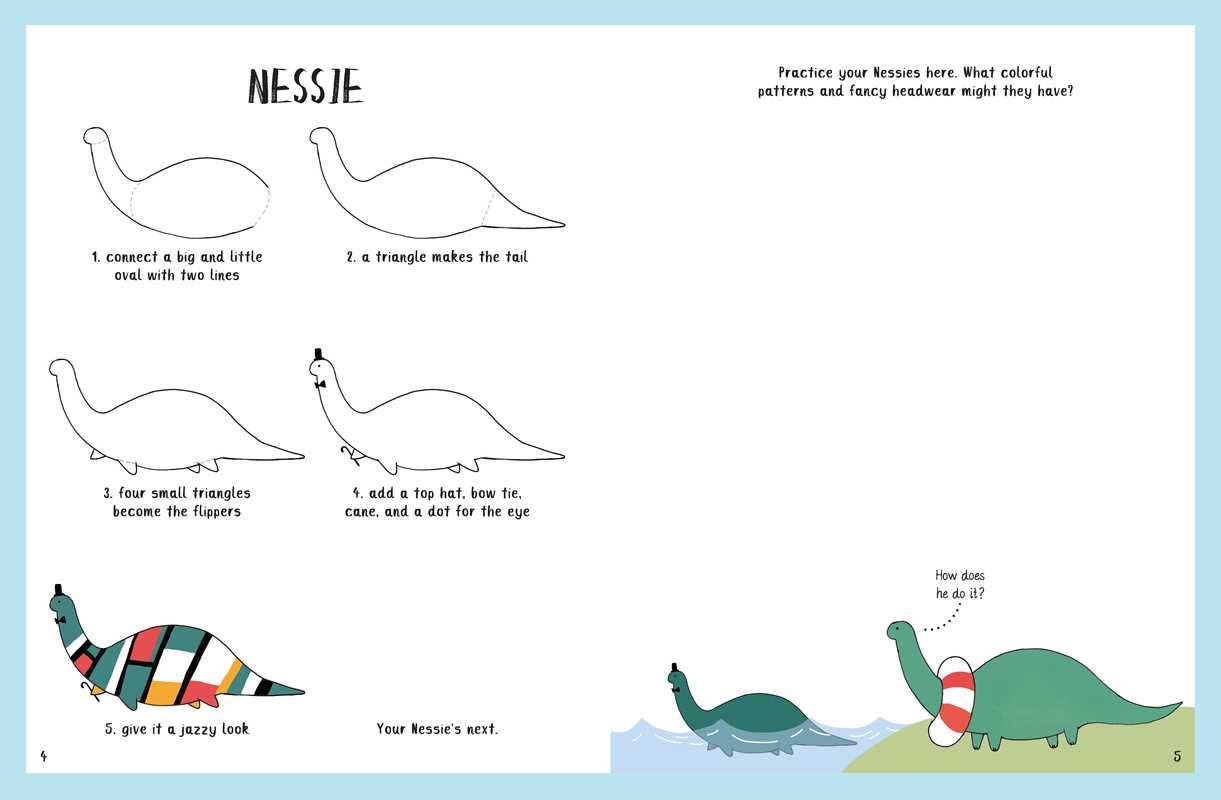 How to Draw a Mermaid and Other Cute Creatures with Simple Shapes in 5 Steps by Lulu  Mayo