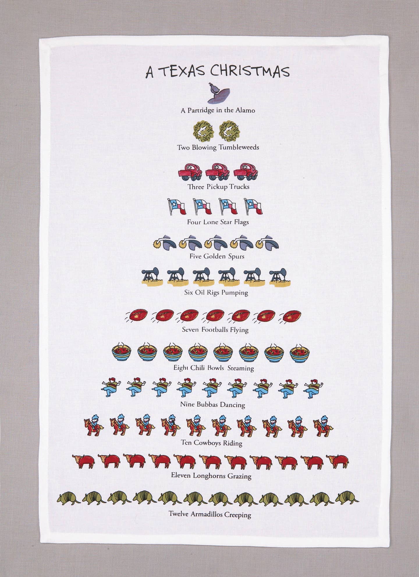 A Texas Christmas Kitchen Towel - DAVID PRICE