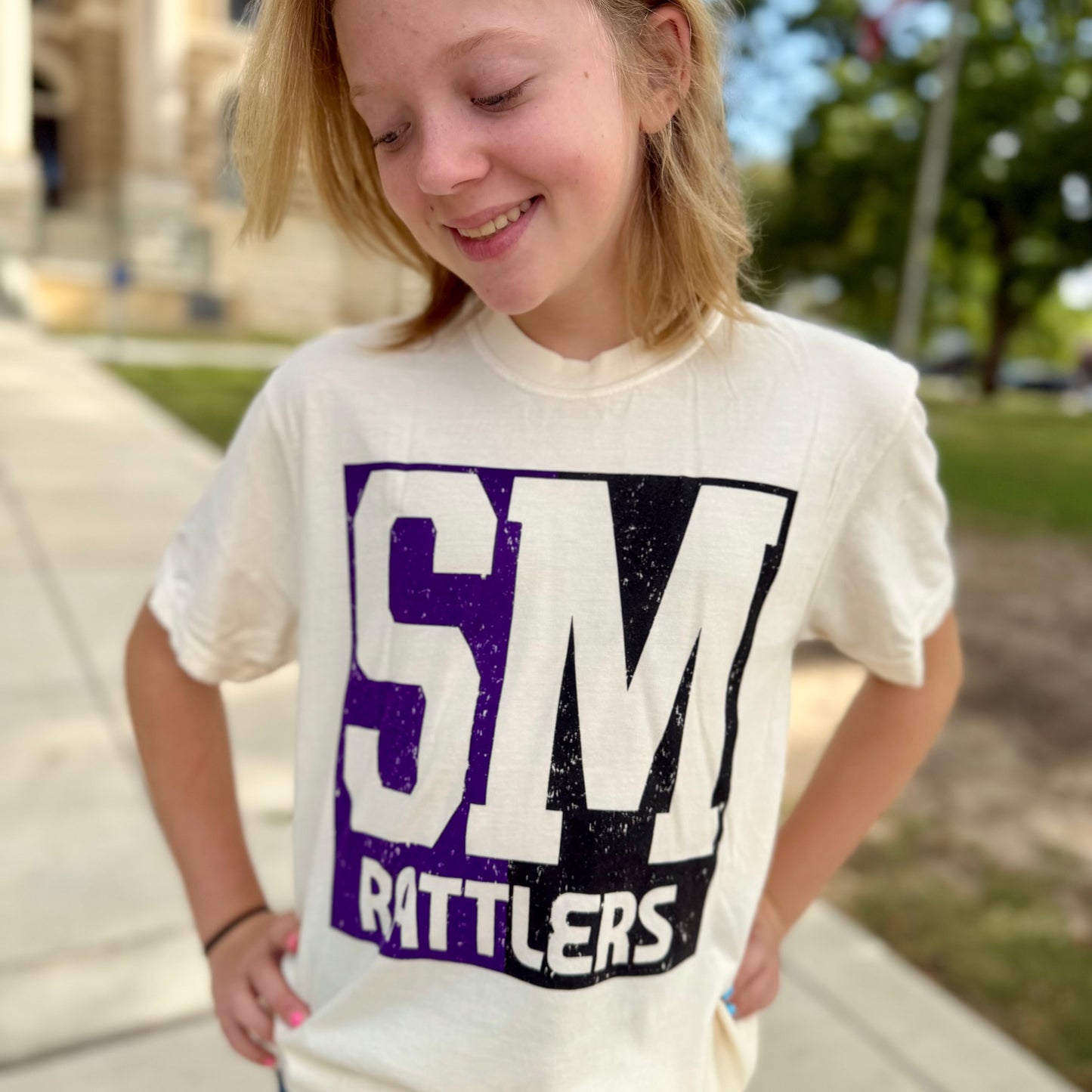 SM Rattlers Ivory Tee