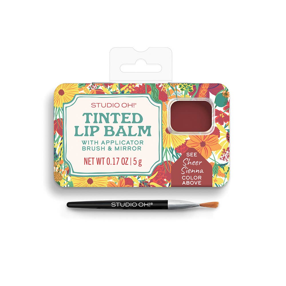 Garden Splash Tinted Lip Balm & Brush Set