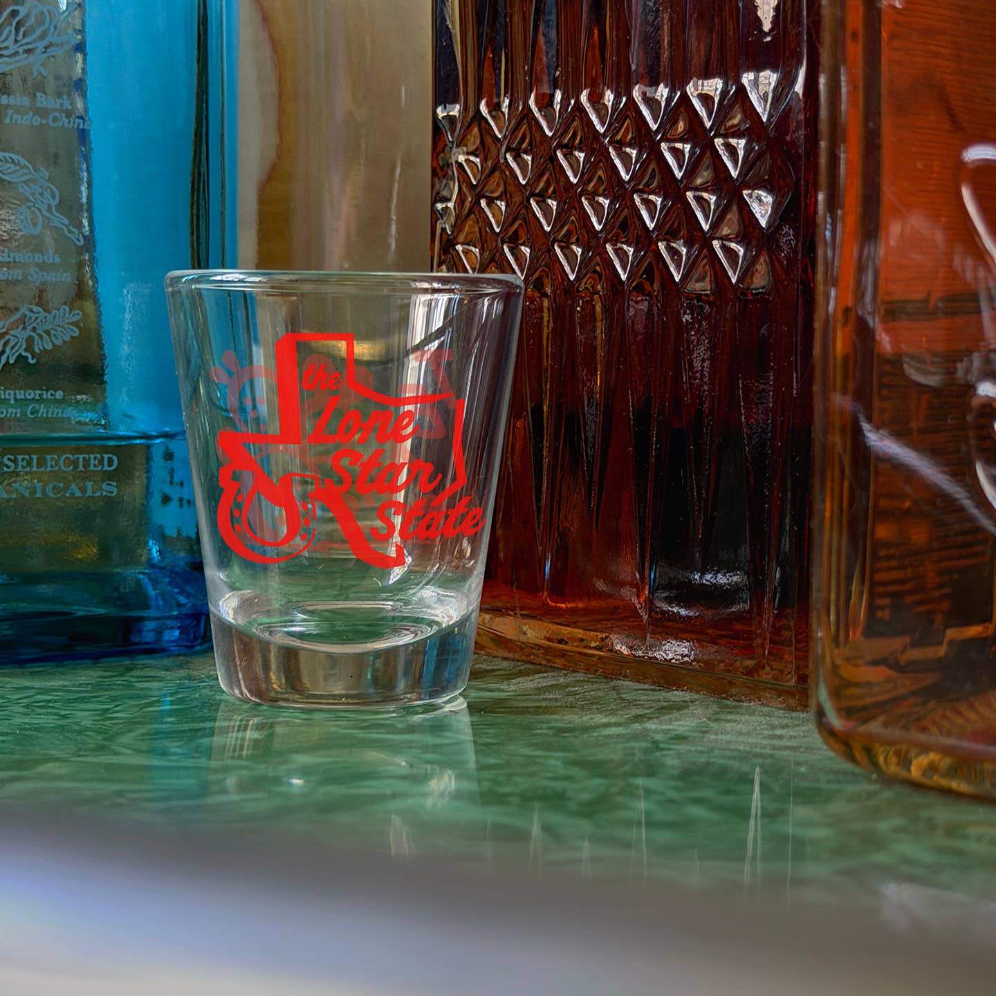 Texas Shot Glass (Red)