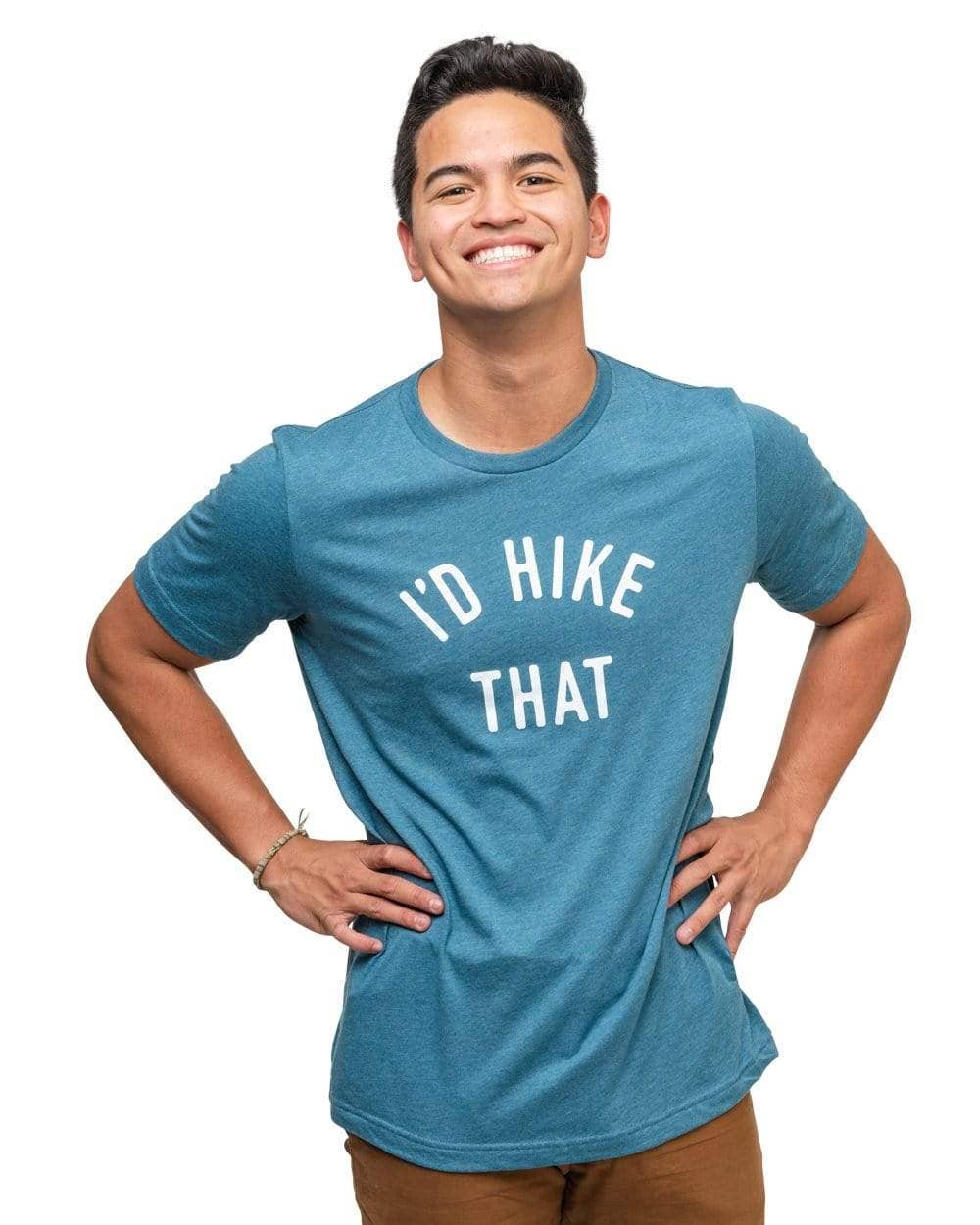 I'd Hike That Unisex Tee | Glacier Blue