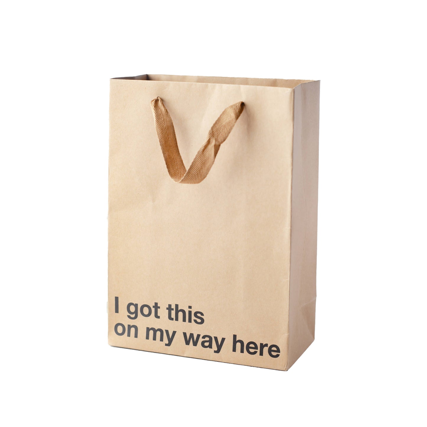 "I Got This On My Way Here" Gift Bag