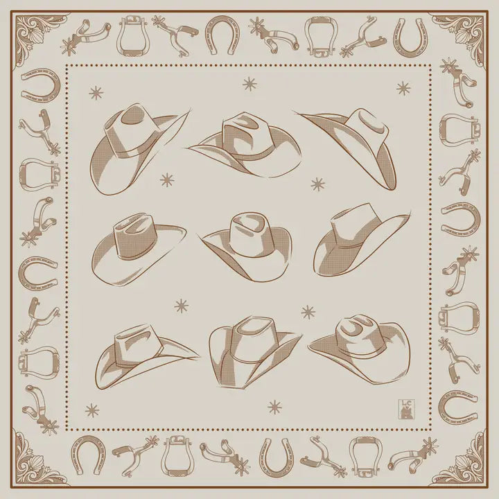 Kitty's Place Sepia Bandana